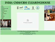 Tablet Screenshot of cmmclearinghouse.cmpdi.co.in